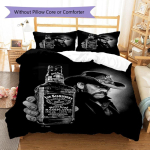 Lemmy Kilmister Motorhead Viskipudel Must Valge Tr&uuml;kk 3tk Tekikoti Komplekt Heavy Metal Rock Voodipesu Magamistoa Kaunistus Ilma Padjap&otilde;hjata Tekikott 135x200cm white
