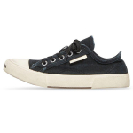 Balenciaga Paris Madalad Tennised 'Must Rebitud Puuvill ja Valge Kumm' Naiste 688757W3RC21090 35