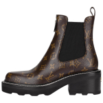 LOUIS VUITTON Beaubourg L&uuml;hikesed Chelsea Saapad Naiste Pruun 1A8QCL 38