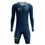 Righttrack Sport Meeste Rattas&otilde;idu Skinsuit Performance Pikkade Varrukatega Kiiresti Kuivav UV-kaitsega Speedsuit Trisuit Maanteejalgratta Mtb R&otilde;ivad XXS blue