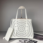 Naiste naturaalsest nahast kootud avadega &auml;mbrikott Mini V&auml;ike Keskmine Suur Crossbody &Otilde;lakott T&ouml;&ouml;riistakott Retro stiil Medium: 25x20x12 cm gray