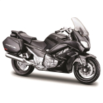 Bburago Yamaha FJR1300 AS 1/18 M&otilde;&otilde;tkavas Valatud Mootorratta Mudel, Ametlikult Litsentseeritud Valmis Mudel, Must gray