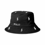 Polo Ralph Lauren Graafilise Prindiga Kaunistus &Auml;mbrim&uuml;ts Unisex Paaristiil Must L/XL must