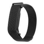 Google Fitbit Air Konksu ja Takjakinnitusega Rihm Magnetiline Roostevabast Terasest K&auml;ekella Rihmad Kellaaasa K&auml;ev&otilde;ru Spordi Fitnessi jaoks must