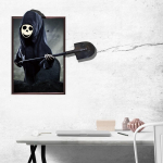 3D Halloweeni &otilde;uduskaunistus Elav kummitusnahkhiir hirmutav festival Seinakleebis Kleebis Eemaldatav scrapbooking S