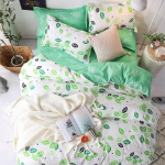 WTEMPO padjap&uuml;&uuml;r 4tk/komplekt voodipesu &uuml;kssarvik ananass flamingo voodilina tekikate Twin size 3pcs