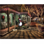 Teemanttikandid Maalimine Ristpistekomplektid Seinamosaiik J&otilde;ulut&auml;nava Kodukaunistus Kingitus 20X30CM