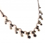 Les Tr&eacute;sors De Lily [D3672] - Collier Cr&eacute;ateur 'Eglantine' Noir must