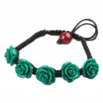 Les Tr&eacute;sors De Lily [K2876] - Bracelet shambhala 'Rosa Romantica' vert roheline