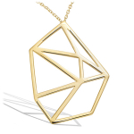 Les Tr&eacute;sors De Lily [P5050] &ndash; kullatud origami ripats &ndash; 35x30 mm kuld