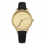 Karen Millen [P9141] - Montre cr&eacute;ateur 'Karen Millen' noir dor&eacute; (rayures) - 35 mm must