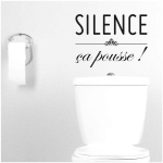 Les Tr&eacute;sors De Lily [Q6526] - Kleebiste leht  S&otilde;numid  (Vaikus kasvab!) - 20x70 cm must