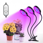 USB Plant Grow Helepunase ja sinise spektriga reguleeritav lauaklambriga kasvulamp siseruumide taimede jaoks 5 one light head