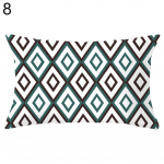 Geomeetrilise ringi kolmnurga laineline padjap&uuml;&uuml;r, padjakate Diivanvoodi autokohviku sisustus 8