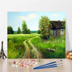 DIY v&auml;rvid numbrite j&auml;rgi &otilde;limaali komplekt L&otilde;uend DIY &otilde;limaal numbrite j&auml;rgi Seinakunsti kaunistused kodukinki kunstiks ja hobideks 40x50cm no frame