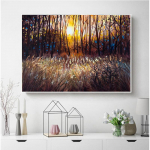 Teemantmaal T&auml;ispuurimismosaiik Loomade Ristpistes Tikand Kodukaunistus Teemantkunst Full Round 20X30CM