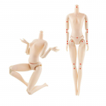 Uus 20 liigutatavat liigendit Naiste nukukeha 26 cm 1/6 alasti kehaga nukud plastikust printsessnukk kingitused moem&auml;nguasi t&uuml;drukutele