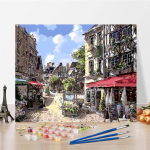 Digitaalne &otilde;limaal DIY maalimine numbrite j&auml;rgi K&auml;sitsi valmistatud numbrid &otilde;limaal L&otilde;uend numbrite maalimine 40x50cm no frame