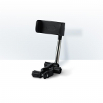 FONKEN autotelefoni hoidik tahavaatepeegliga mobiiltelefoni alus autos Auto tagumine peatoe klamber iphone 11 12 Samsungi tugi must