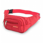 Vabaaja sportlik v&ouml;&ouml;kott Multifunktsionaalne jooksev Fanny Pack v&auml;lij&otilde;usaali matkareisile veekindel taskukott punane