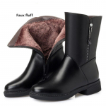 Naiste villased saapad Ehtsast nahast Naiste Martoni saapad S&auml;ravad seksikad naiste talvesaapad Klassikalised mootorrattale m&otilde;eldud pl&uuml;&uuml;sist PU 39