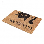 Aluspadi pilkup&uuml;&uuml;dev, laialdaselt kasutatavad ristk&uuml;likukujulised kvaliteetsed armsa mustriga Halloweeni sisekujundusega vaibad esiukse jaoks 6