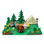 Line Friends Mini Brown & Friends Camping Brick komplekt one