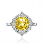 BELLA BOX klassikalised avatavad muudetava suurusega s&otilde;rmused naistele, tsirkoonist kihlamispeo peened ehted Adjustable Opening roheline