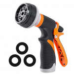 Aiavooliku otsik 8 pihustusmustrit k&otilde;rgsurve autopesuri juga/ ventilaator/ loputus/ udu k&auml;sipihusti EU Type oranž