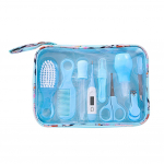 9 tk/komplekt vasts&uuml;ndinu hoolduskomplekt t&uuml;drukutele poistele beebi tervisekomplektid k&auml;&auml;rid/k&uuml;&uuml;neviil/kamm/hari/tilguti/pintsetid/termomeeter