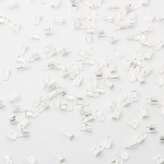 200 tk/partii roostevabast terasest &uuml;mmargune n&ouml;&ouml;rist pressitud rant, mis ei tuhmu kunagi kullast terasest otsakorgi kinnituskonnektor Sobiv nahast ehete valmistamine. 3&times;6mm