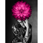 5D DIY teemantkunsti maalikomplektid Naise portreepildid kivikividest Teemanttikandid Lillemosaiikide m&uuml;&uuml;k Seinakunst Full Round 20x25CM