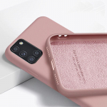 Vedel silikoon&uuml;mbris Samsung Galaxy A51 A71 A50 A53 A13 M31 M31S M51 M21 A12 A21S A32 A22 S21 S20 FE S22 Note 20 Ultra 10 S8 S9 S10 Plus kate Samsung M52 5G roosa