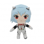 T&auml;idisega m&auml;nguasi, peene t&ouml;&ouml;tlusega kerge PP puuvillane Evangelion kangelanna Rei Ayanami pl&uuml;&uuml;snukk kaunistuseks