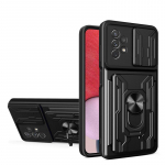 L&uuml;kandkaamera p&otilde;rutuskindel kaitse&uuml;mbris Samsung Galaxy A53 A73 A33 A13 A12 S21 S22 Redmi Note 11 10C iPhone 13 12 11 Pro Max kaardihoidiku aluse kate Samsung Galaxy A13 4G roosa kuldne v&auml;rv