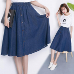 Suures suuruses naister&otilde;ivad seelikud, elastne v&ouml;&ouml;koht naistele, suured suured teksaseelikud kevadsuvi s&uuml;gis M