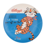 Kellogg's [A1754] - bambusest taldrik  Kellogg's  sinine beež - 20 cm sinine