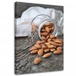 Feeby l&otilde;uenditr&uuml;kk, r&ouml;stitud mandlid 40x60 beež