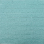 70cm*1m &uuml;hev&auml;rviline telliskivimustriga isekleepuv vaht, pehme pakend kokkup&otilde;rkevastane 3d stereo seinakleebis tapeet 70cm*1m