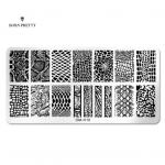 Nail Art tembeldamine K&uuml;&uuml;nte Ornamendid Plaadid Antioks&uuml;datsioon No Deformatsioon Kriimustusvastane 10