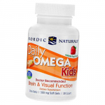 Omega lastele, Daily Omega Kids, Nordic Naturals 30 geelikapslit puuvili (67352011) 30softgels Fruit