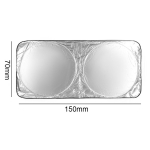 Autoakna p&auml;ikesevari kate p&auml;ikesevari esiklaasi visiir Auto eesmine tagumine p&auml;ikest peegeldav kilp UV-kaitse kardin termiline Window Sunshade gray