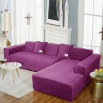 Kvaliteetne sametest diivanikate L kujuga diivani istmekatted elutoa jaoks nurgadiivani jaoks Elastne diivani kate pestav 1seater 90-140cm