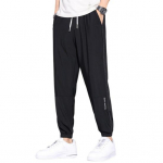 Trendikas &otilde;huke igap&auml;evane kandmine, pehme sirge meeste suvep&uuml;ksid L