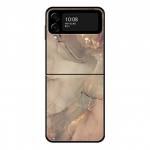 Samsung Zflip3 Z Flip3 5g Zflip Flip Black PC nutitelefoni &uuml;mbris Roosa Kuld Marmor Kunst Fashion Hard For Samsung Z Flip