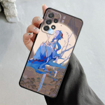 Genshin Impact Kamisato Ayaka Xiao &uuml;mbris Samsung Galaxy A14 A73 A53 A71 A51 A31 A33 A22 A12 A21s A13 A32 A52s A72 A52 A23 jaoks Samsung A73 5G
