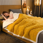 Lambafliisist tekk Talvine paks soe tekk Faux Sherpa tekid 2-kihilised fliisist pehmed voodikatted tekk thow tekid pleedid 200X230 cm