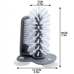 Sagit ZaYow tassipuhastusharja klaasipesumasin, p&ouml;&ouml;rleva tassiharja puhastushari &otilde;lletopsi jaoks, punase veini klaas ja palju muud baarik&ouml;&ouml;givalamu kodut&ouml;&ouml;riistad One Size