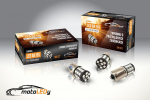 2 tk LED pirn BA15S, P21W 12V CANBUS punane 1100lm