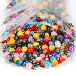 8-14 mm imitatsiooniga looduslikust kivist akr&uuml;&uuml;list &uuml;mmargused helmed ehete jaoks k&auml;ev&otilde;ru kaelakee DIY tarvik 10mm 50pcs